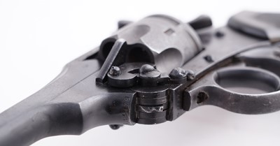 Lot 53 - A deactivated British Webley .455 cal revolver