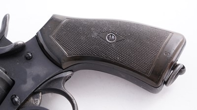 Lot 53 - A deactivated British Webley .455 cal revolver