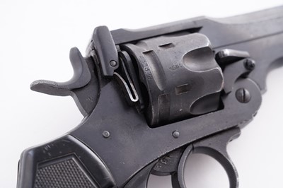 Lot 53 - A deactivated British Webley .455 cal revolver