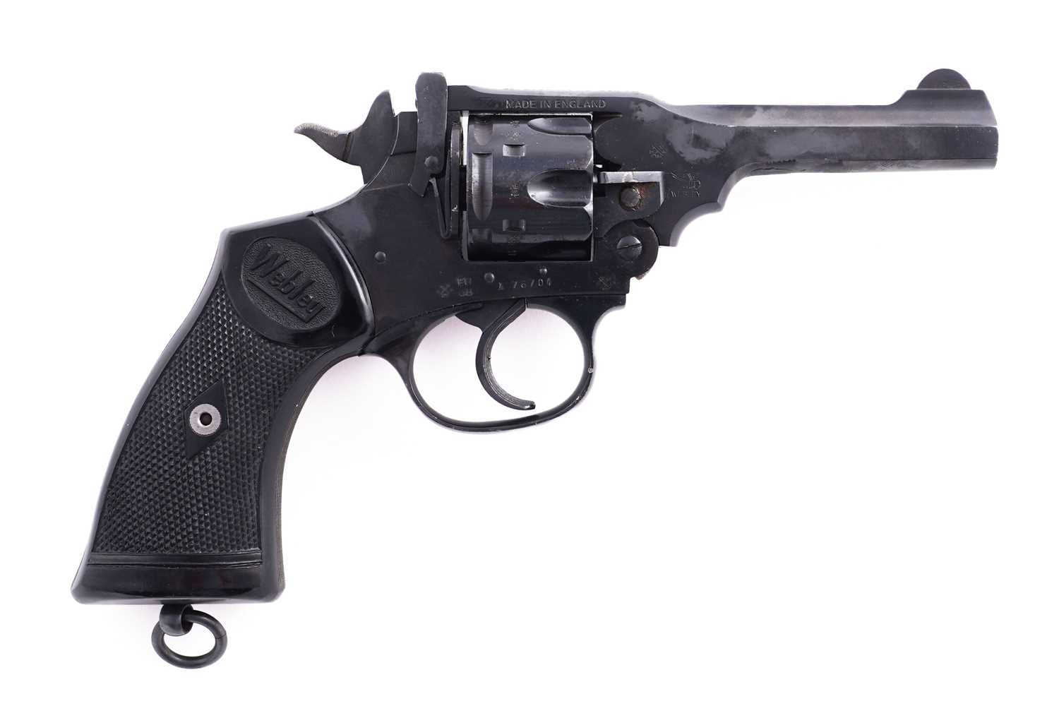 Lot 47 - A deactivated Webley MkIV .38 cal revolver