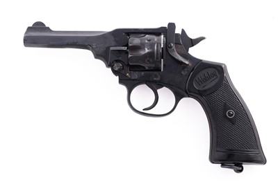 Lot 49 - A deactivated British Webley MkIV .38 cal revolver