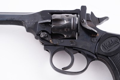 Lot 49 - A deactivated British Webley MkIV .38 cal revolver