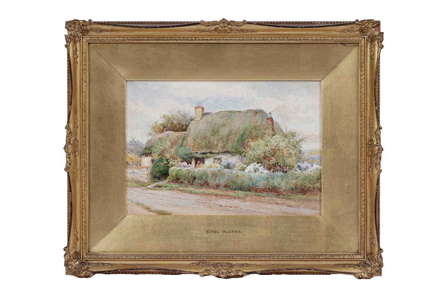 Lot 672 - Ethel Hughes - In the Yale of Elsham | watercolour