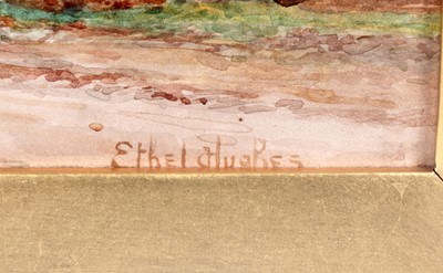 Lot 672 - Ethel Hughes - In the Yale of Elsham | watercolour