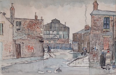 Lot 561 - Charles Herbert "Charlie" Rogers - From Greenwell Street, Blaydon | watercolour