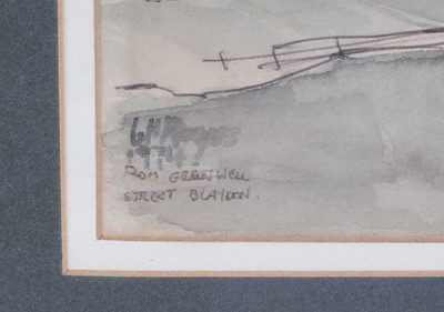 Lot 561 - Charles Herbert "Charlie" Rogers - From Greenwell Street, Blaydon | watercolour
