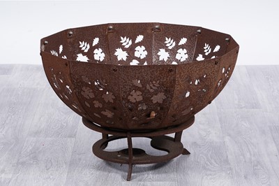 Lot 410 - A metal fire pit