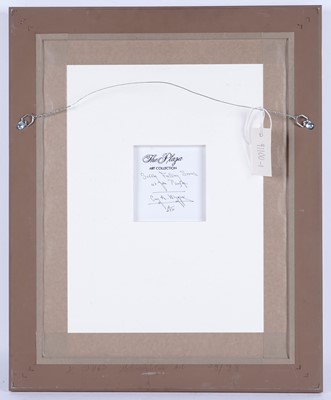 Lot 557 - Guy Wiggins - Softly Falling Snow at the Plaza | lithograph