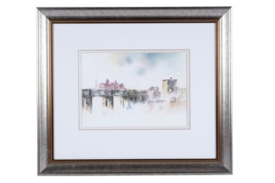 Lot 555 - Alan Reed - High Level Bridge, looking towards Newcastle upon Tyne | watercolour