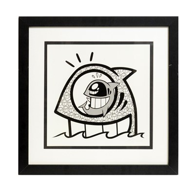 Lot 580 - El Pez - Submersible Smile | screenprint