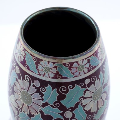 Lot 934 - A Zsolnay Eosin lustre vase