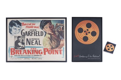 Lot 428 - Two framed Sundance posters; and a Sundance catalogue