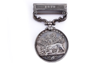 Lot 3 - A Naval Queen Victoria 'Zulu War' medal with 1879 clasp