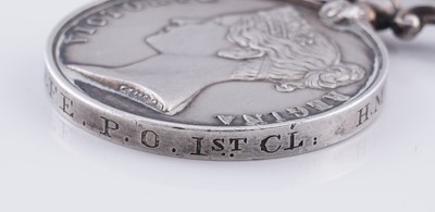 Lot 3 - A Naval Queen Victoria 'Zulu War' medal with 1879 clasp