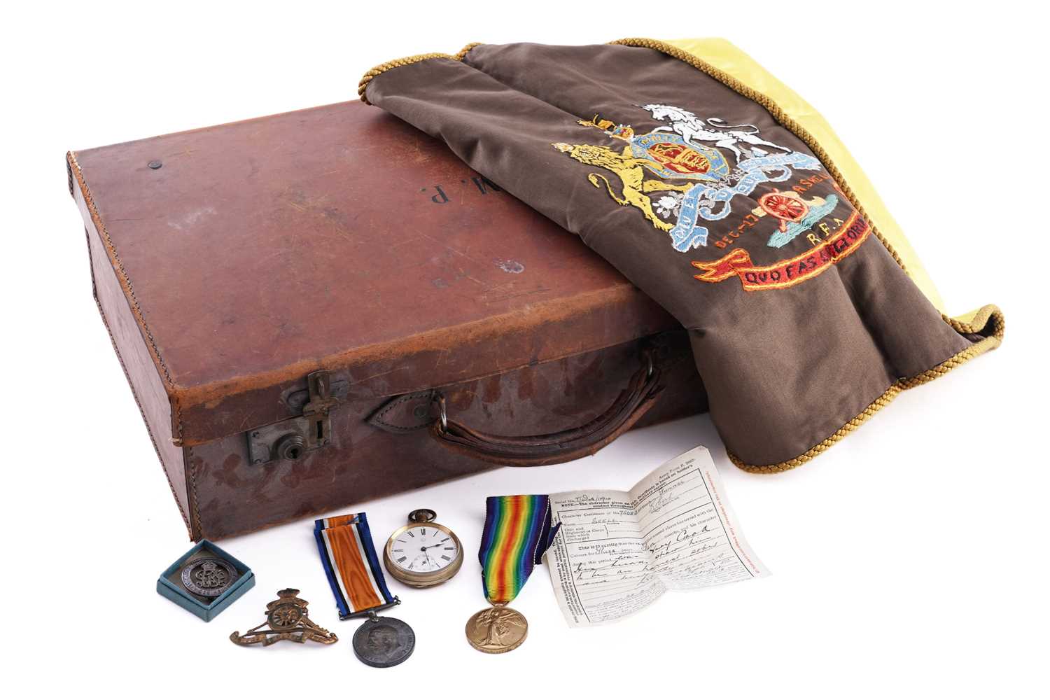 Lot 14 - The medals and effects of Robert Shell