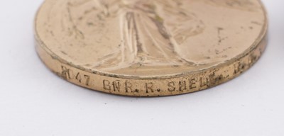 Lot 14 - The medals and effects of Robert Shell