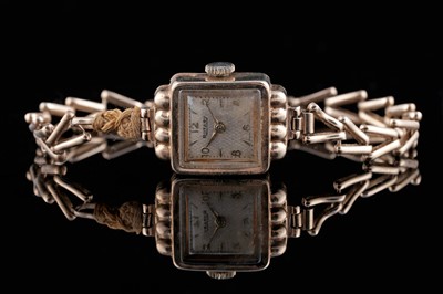 Lot 340 - Rotary: a 9ct yellow gold cased cocktail watch
