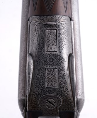 Lot 57 - W.R. Pape, Newcastle on Tyne: a 12-bore double barrel hammer action shotgun