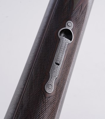 Lot 57 - W.R. Pape, Newcastle on Tyne: a 12-bore double barrel hammer action shotgun