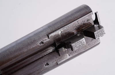 Lot 57 - W.R. Pape, Newcastle on Tyne: a 12-bore double barrel hammer action shotgun