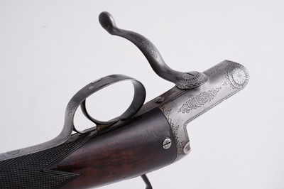 Lot 58 - J Blissett & Sons: a single barrel 16-bore hammer action shotgun