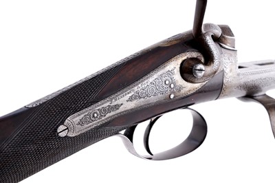 Lot 58 - J Blissett & Sons: a single barrel 16-bore hammer action shotgun