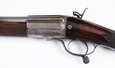 Lot 58 - J Blissett & Sons: a single barrel 16-bore hammer action shotgun