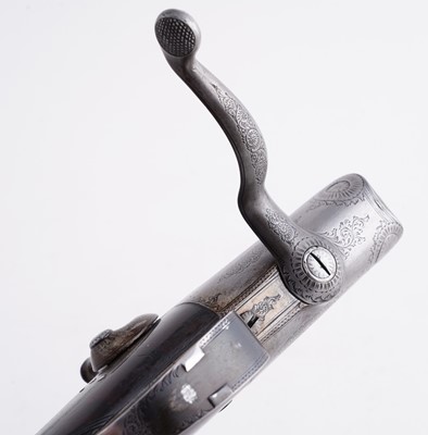 Lot 58 - J Blissett & Sons: a single barrel 16-bore hammer action shotgun