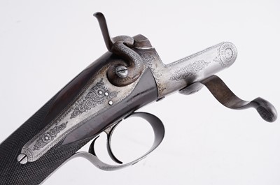 Lot 58 - J Blissett & Sons: a single barrel 16-bore hammer action shotgun