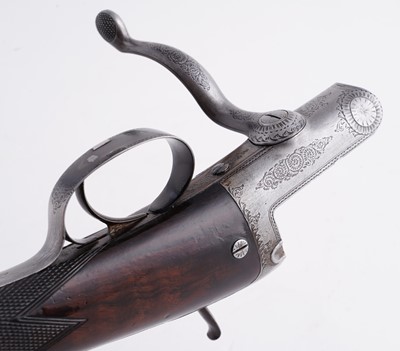 Lot 58 - J Blissett & Sons: a single barrel 16-bore hammer action shotgun