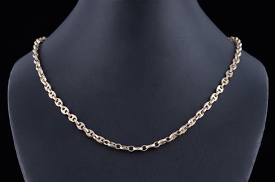Lot 298 - A 9ct yellow gold cable link chain necklace