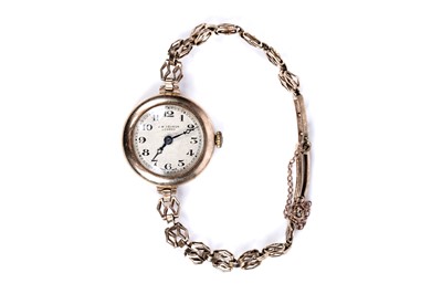 Lot 361 - A lady's 9ct gold cocktail watch retailed by J. W. Benson of London