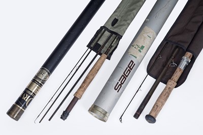 Lot 554 - Two Sage fly fishing rods