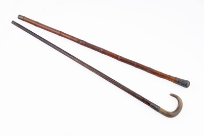 Lot 525 - Two walking canes