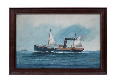 Lot 69 - Alexander Harwood - Loch Ryan, HL7 | gouache