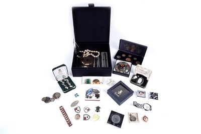 Lot 133 - A Norwegian silver pendant by Unhjem; and other items