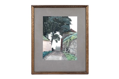 Lot 74 - William Heaton Cooper - Looking down a country lane | watercolour