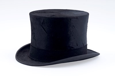 Lot 277 - A silk top hat by Paul U Bergstroms AB Stockholm; and a small Georgian police truncheon