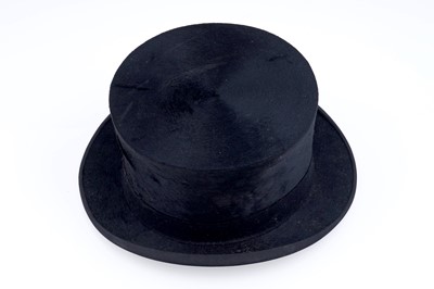 Lot 277 - A silk top hat by Paul U Bergstroms AB Stockholm; and a small Georgian police truncheon