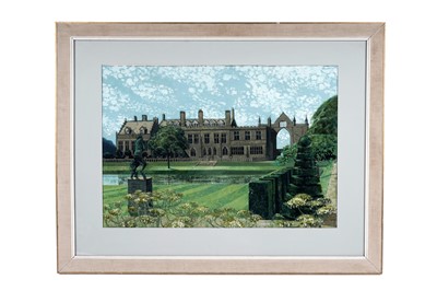 Lot 674 - J. P. Smith - View of Newstead Abbey, the home of Lord Byron | gouache