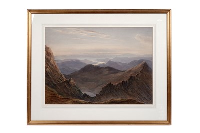 Lot 87 - Edward (Arden) Tucker Jnr. - Striding Edge, Helvellyn | pastel