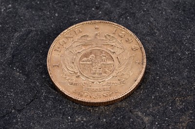 Lot 322 - A South African gold 1 Pond | 1898