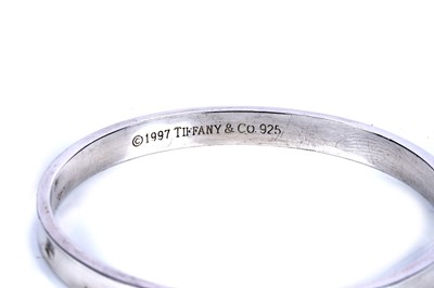 Lot 67 - A Tiffany and Co sterling silver bangle