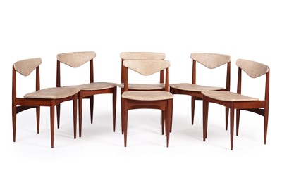 Lot 588 - White and Newton: a set of six 1960’s teak dining chairs