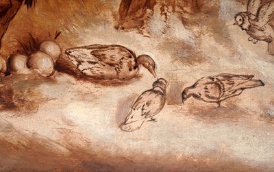 Lot 646 - After James Merritt Ives / Nathaniel Currier - The Straw-yard, Winter | oil