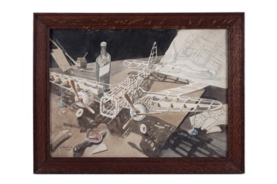 Lot 740 - E. Black - The Model | watercolour
