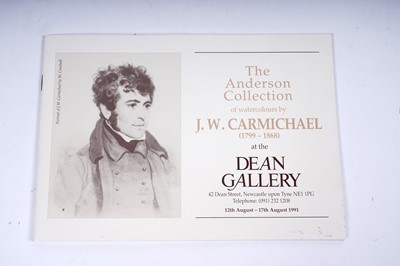 Lot 673 - John Wilson Carmichael - Firth of Forth, Edinburgh and Inch Keith Island | watercolour in sepia