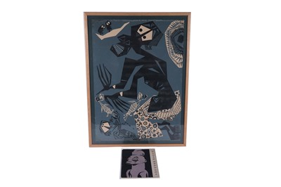 Lot 754 - Susanne Wenger - Diviner for Obatala with accompanying book | screenprint