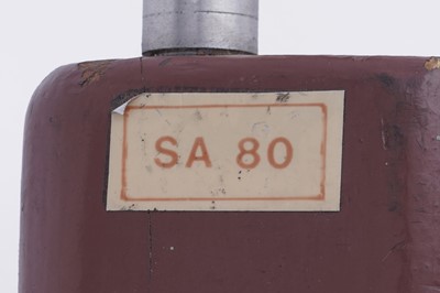 Lot 85 - A wooden and metal scale model of an SA80 machine gun used by Vickers