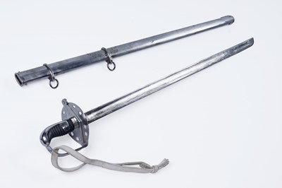 Lot 80 - A replica British 1796 pattern Heavy Cavalry sword